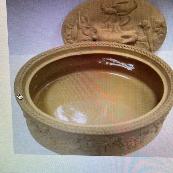 19th century Wedgewood Caneware Game Pie Dish - Picture 2 of 2